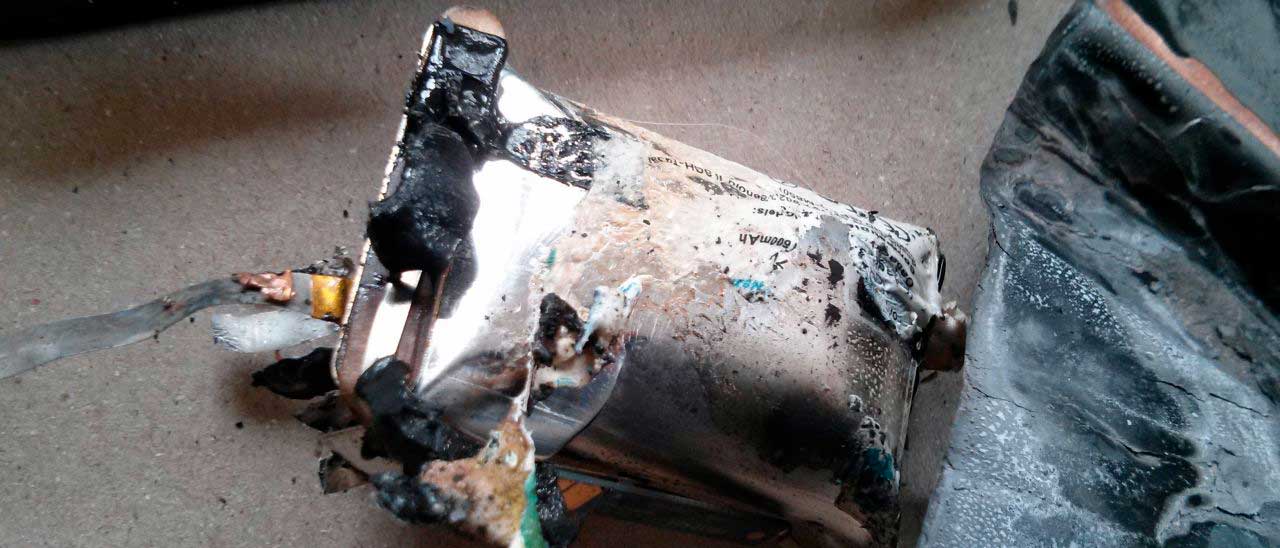 Allarme antincendio per le batterie ricaricabili