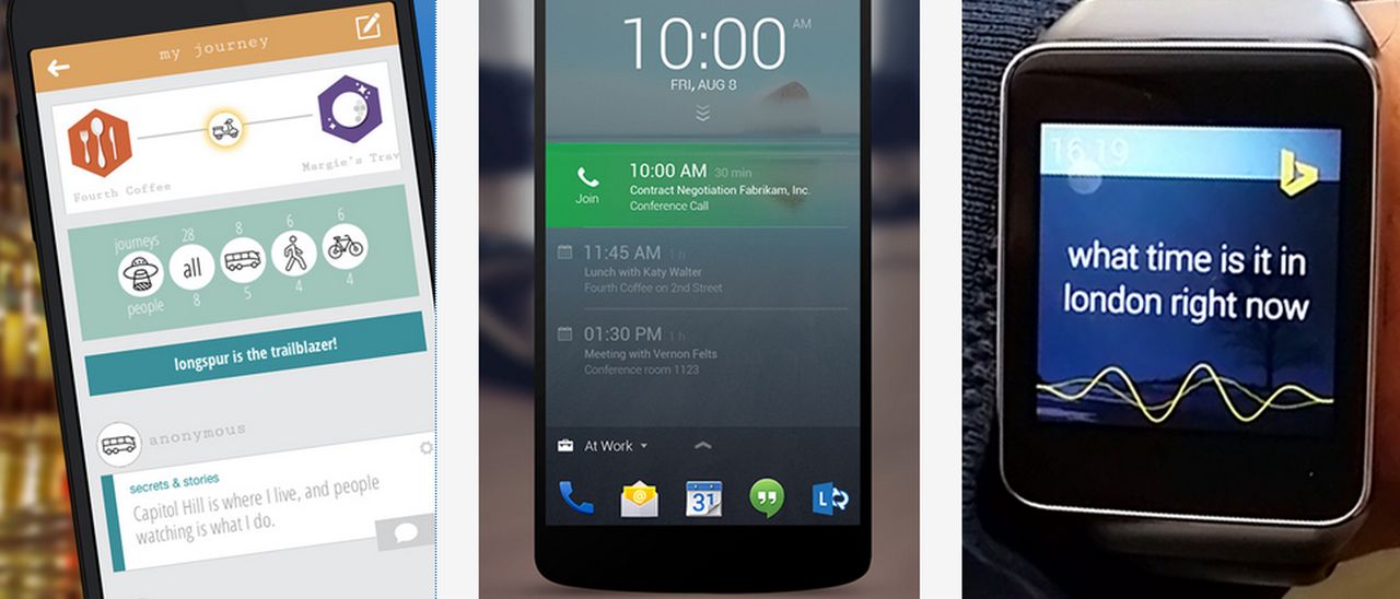Microsoft annuncia tre nuove app per Android