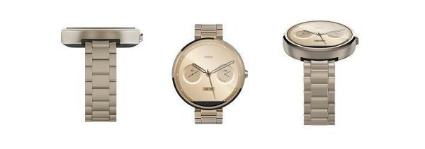 Moto 360 in versione oro champagne, apparsa su Amazon