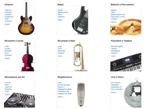 Negozio strumenti musicali e DJ su Amazon Italia