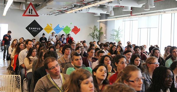 Un incontro formativo al Google campus di Tel Aviv
