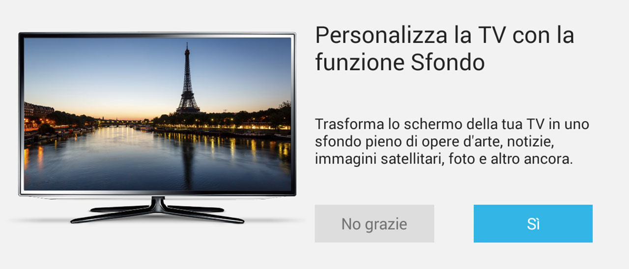 Chromecast e la personalizzazione dello sfondo