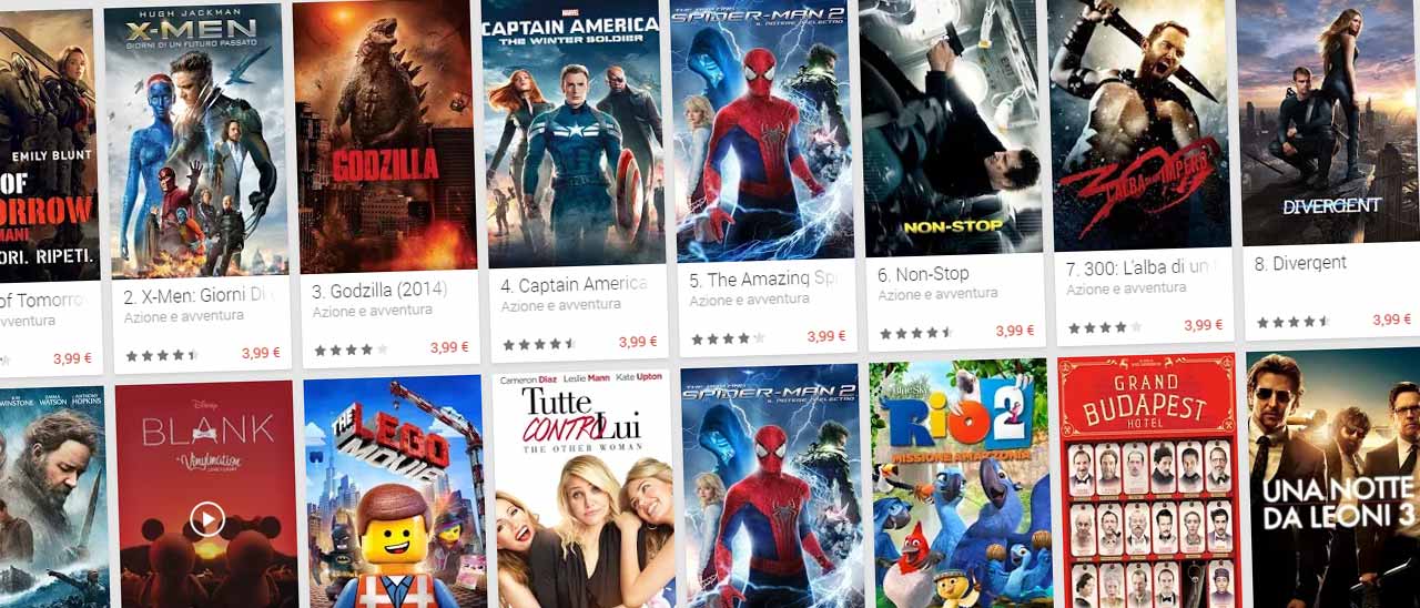 Film in pre-ordine su Google Play