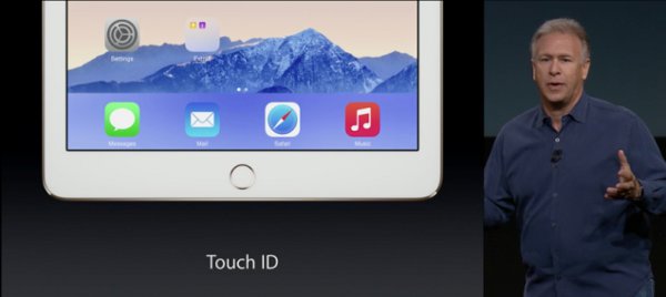 iPad Air 2 introduce il lettore di impronte Touch ID per la prima volta nella serie di tablet Apple