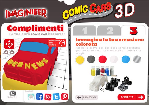 L'editor online di Imaginarium Imaginieer per la creazione dei giocattoli da stampare in 3D