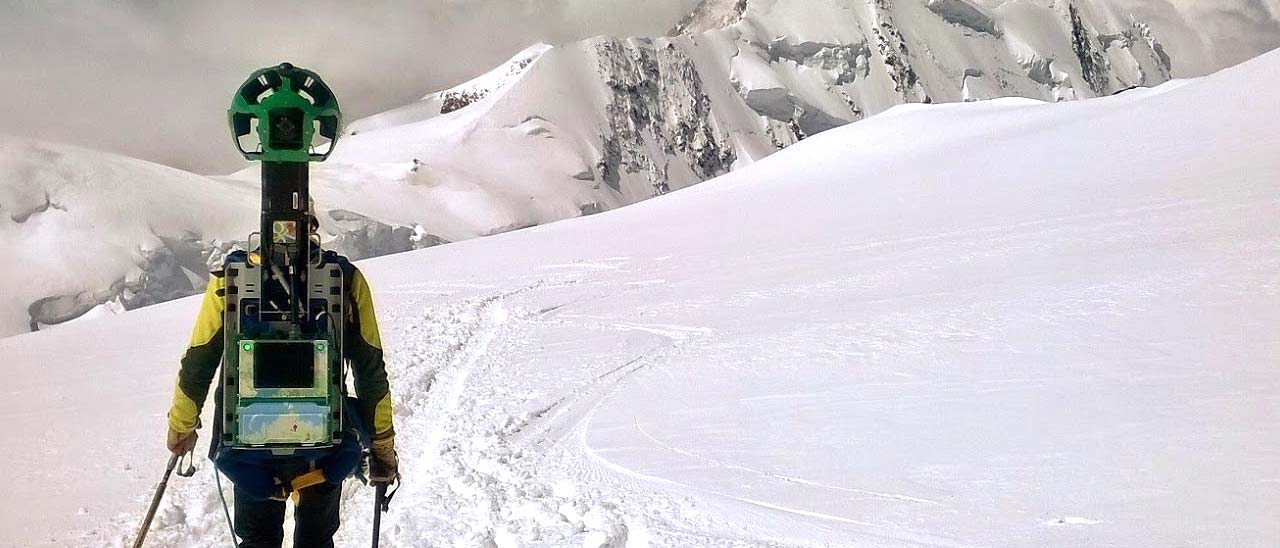 Street View nel rifugio più alto d'Europa