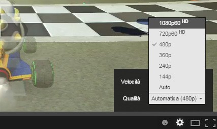 La nuova opzione 60 fps per i video 720p e 1080p di YouTube
