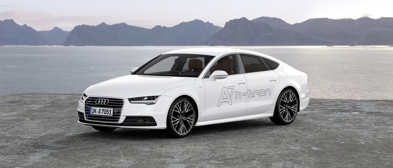 Audi A7 Sportback h-tron, elettricità e idrogeno