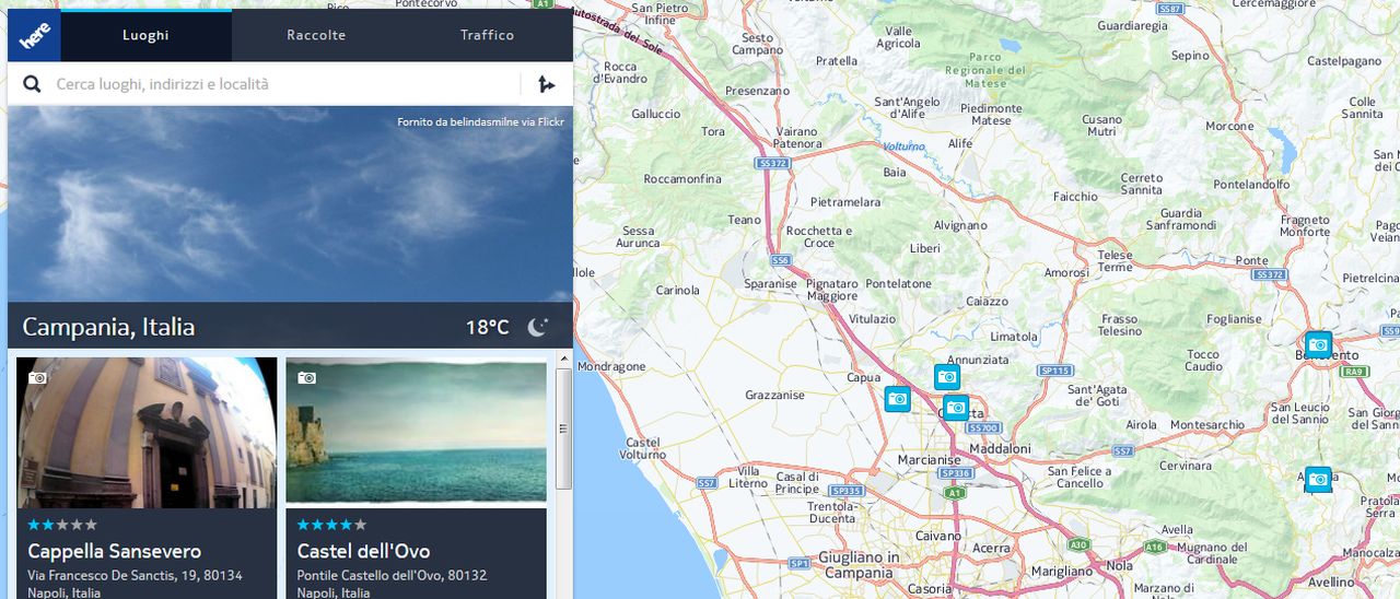 HERE Maps, nuovo update per il sito web