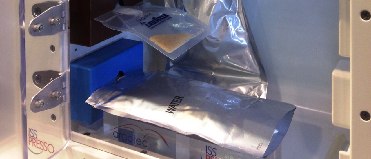 ISSpresso, caffè italiano a gravità zero