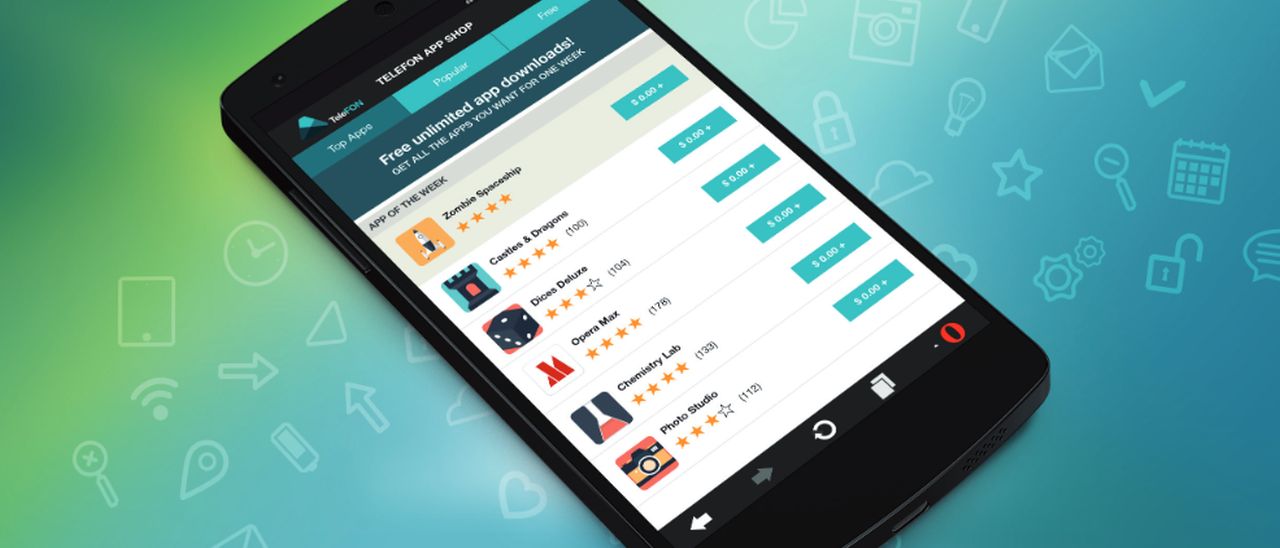 Opera Mobile Store, tutte le app in abbonamento