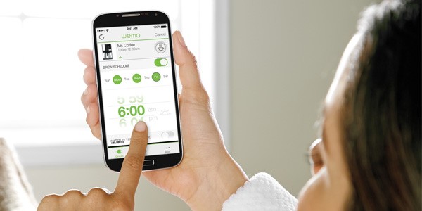 L'app per controllare da remoto Belkin Mr. Coffee 10-Cup Smart Optimal Brew Coffeemaker