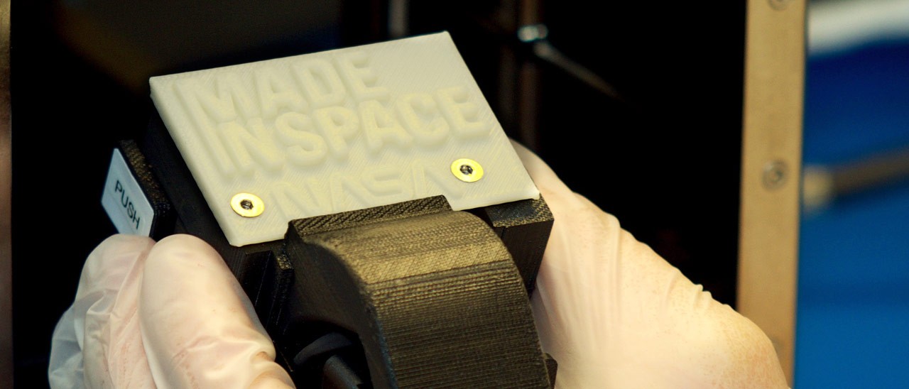 Una stampante 3D in funzione sulla ISS