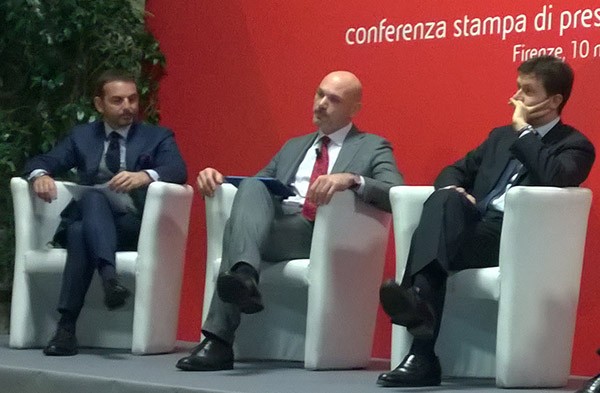 Il sindaco Dario Nardella alla conferenza stampa di presentazione per l'arrivo di enjoy a Firenze