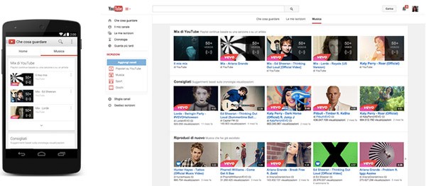 YouTube Music Key è accessibile sia da dispositivi mobile che da browser desktop