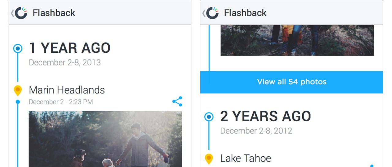 Dropbox Carousel mostra i vecchi ricordi