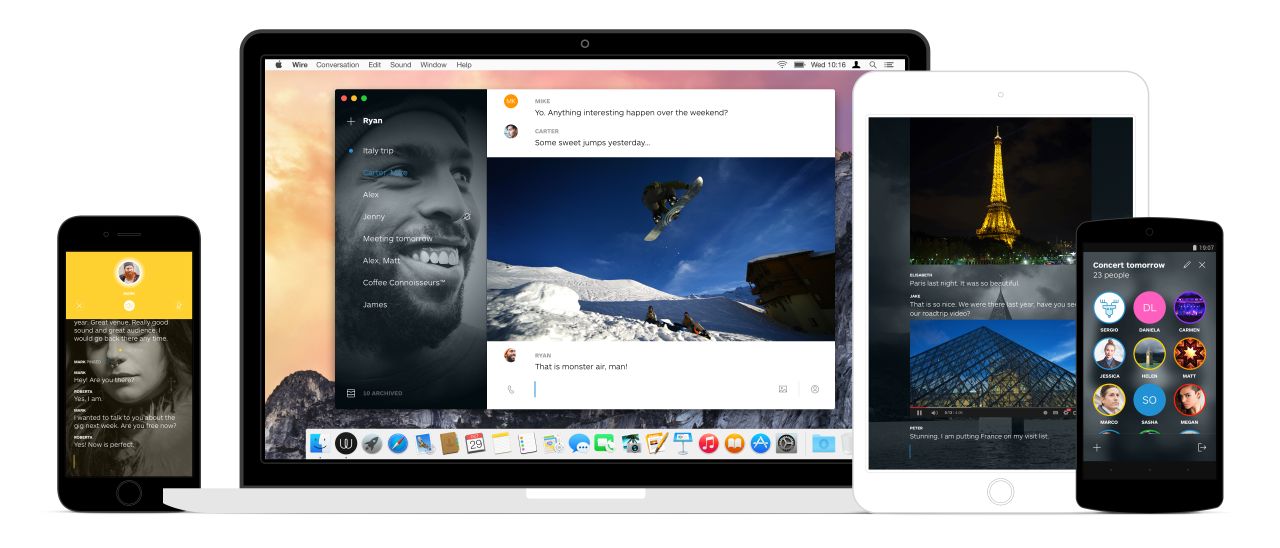 Wire, la nuova app mobile di Janus Friis