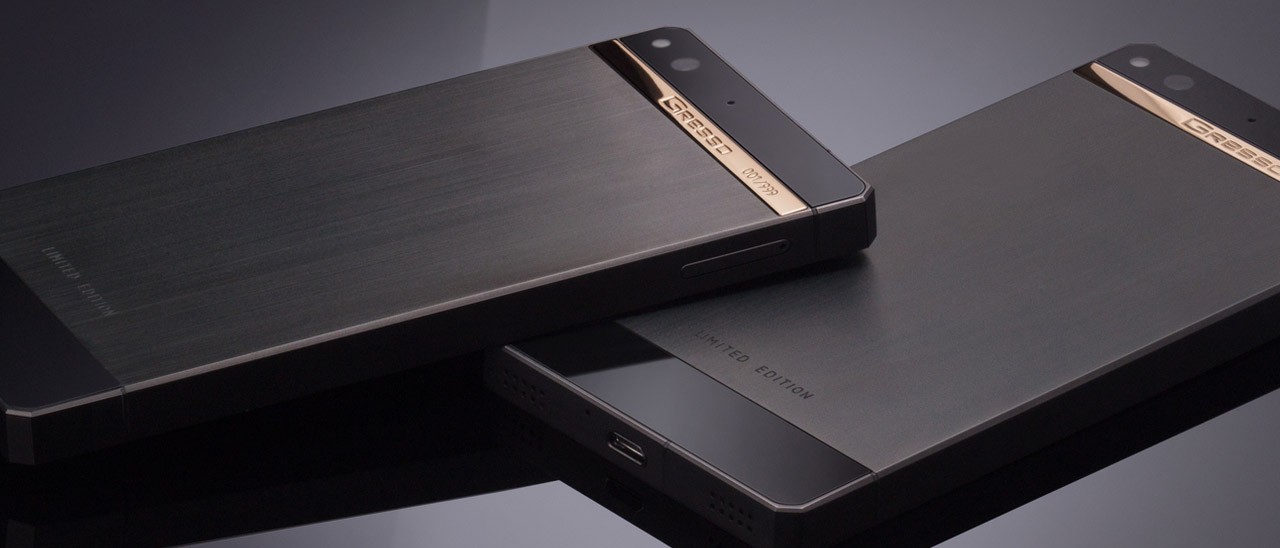 Gresso Regal, lo smartphone con scocca in oro