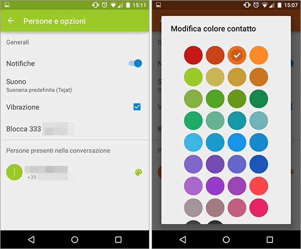 La nuova opzione introdotta da Google Messenger per personalizzare il colore delle conversazioni