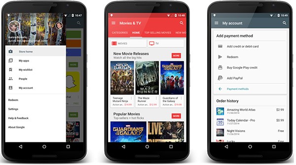 Le novità di Play Store 5.1.11 su smartphone Android