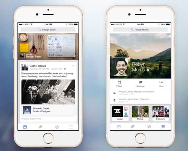 Facebook@Work è disponibile sull'App Store e sul Play Store di Android. Menlo Park si attende commenti e feedback dai partner prima del lancio definitivo. L'azienda tipo a cui sta pensando Facebook è di 100 dipendenti, ma sembra ce ne siano anche di più piccole. Una curiosità: al quartier generale il più assiduo utilizzatore della beta sembra essere proprio Mark Zuckerberg, che ha voluto fortemente questo prodotto. 