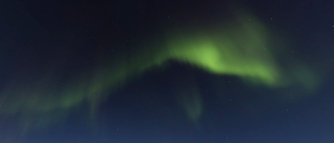Lo spettacolo dell'aurora boreale su Street View