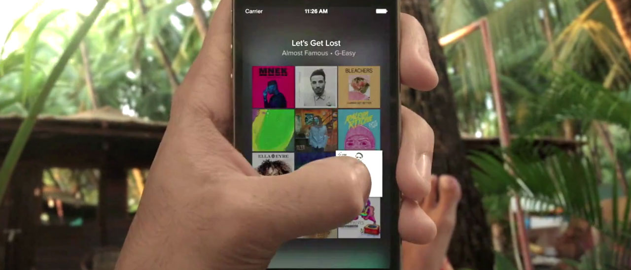Spotify Touch Preview, anteprime con un tocco