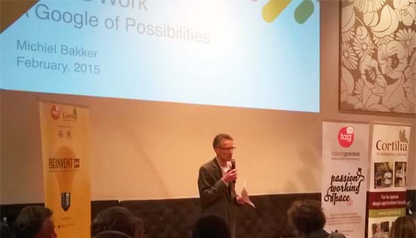 Michiel Bakker, direttore di Google Food, è ospite di TAG in questi giorni per un tour intitolato "Reinvent Food".