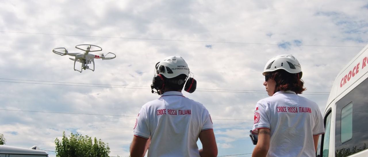 La Croce Rossa Italiana punta sui droni