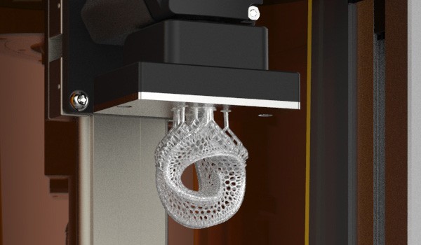 Un oggetto stampato con la tecnica DLP usata da Autodesk Ember