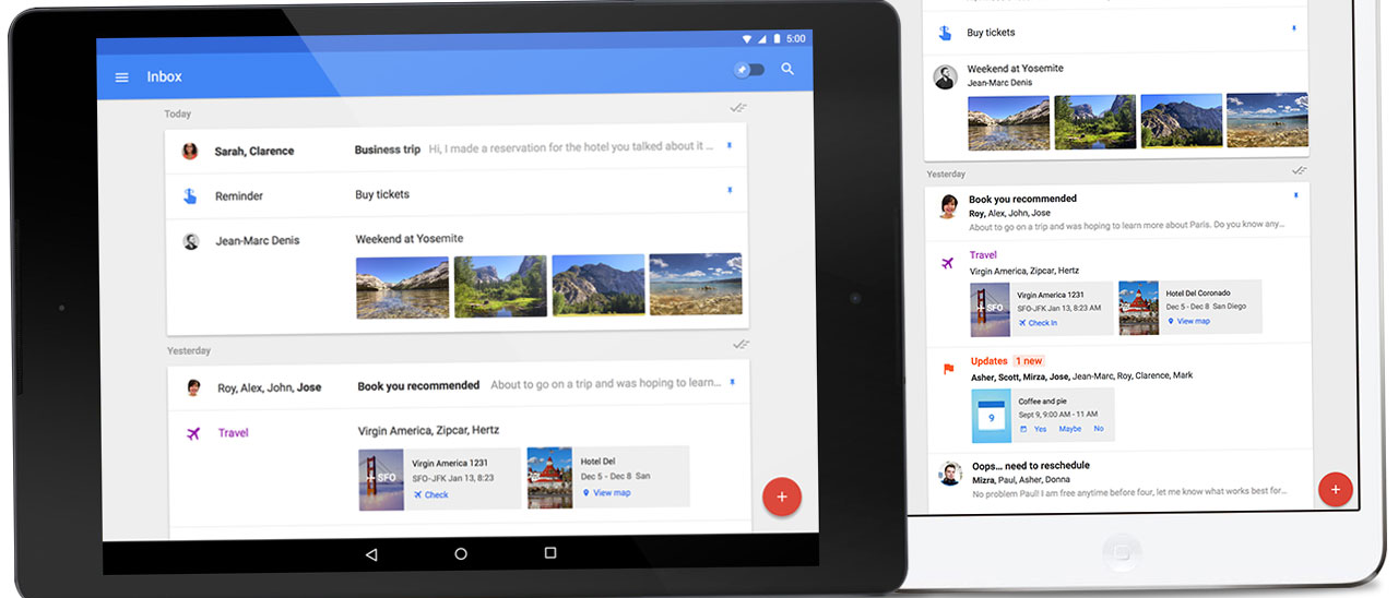 Google Inbox debutta su iPad, Firefox e Safari