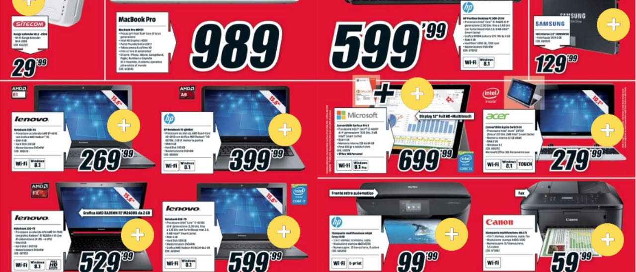 Volantino Mediaworld: Xbox One regala un Lumia 530