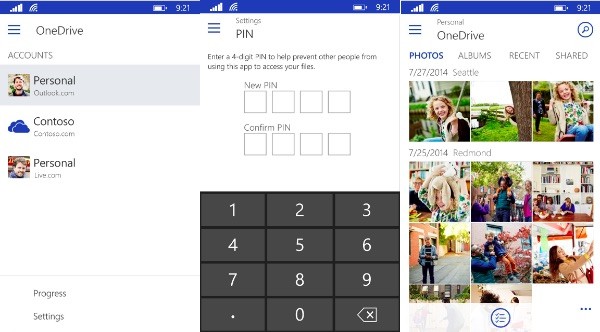 OneDrive per Windows Phone