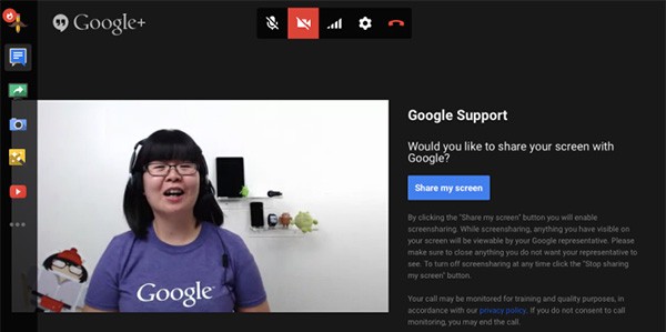 Il supporto tramite Hangouts che Google sta sperimentando per gli utenti della piattaforma Play Store