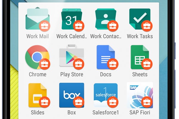 Android for Work: le applicazioni