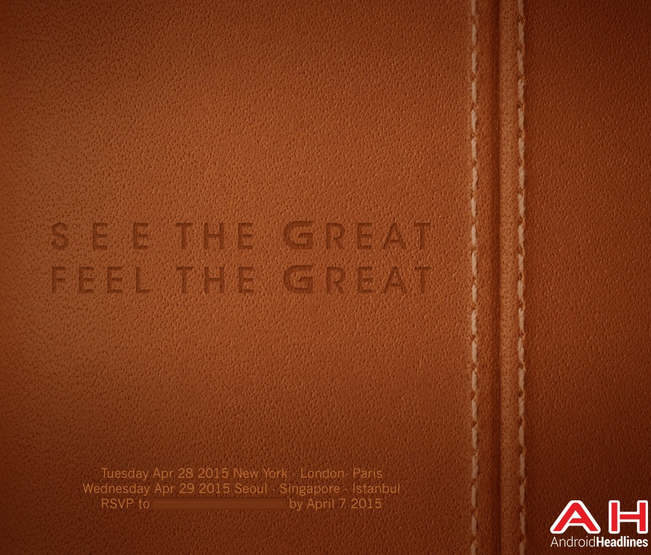 Invito per il lancio di LG G4