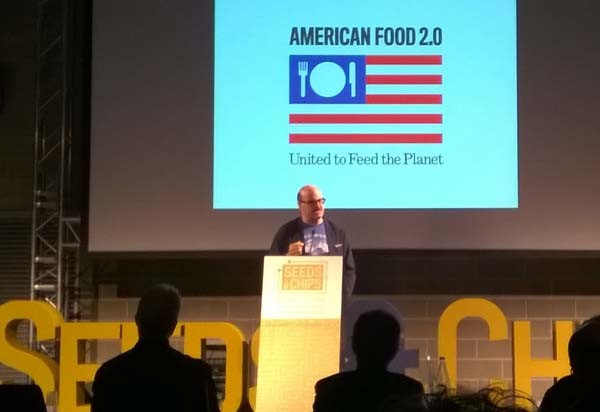 Il tema del padiglione americano ad Expo Milano 2015 è "food 2.0". L'america vuole levarsi il clichè di nazione che non sa mangiare sano e non si interessa globalmente della nutrizione sostenibile.