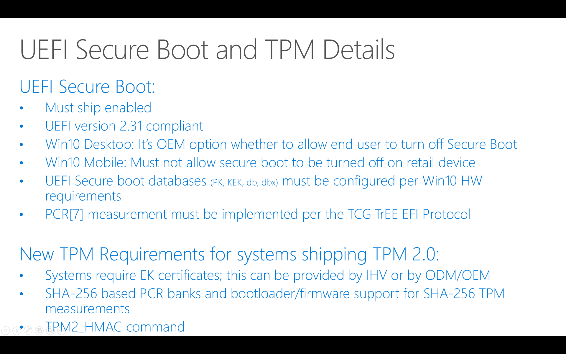 Windows 10 Secure boot