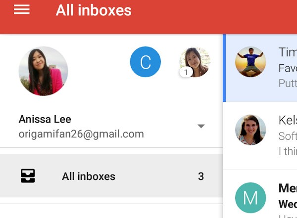 La nuova opzione "All Inboxes" nell'app Gmail per Android