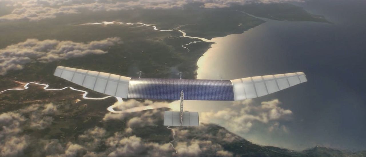 Facebook: i droni aquila connetteranno il mondo