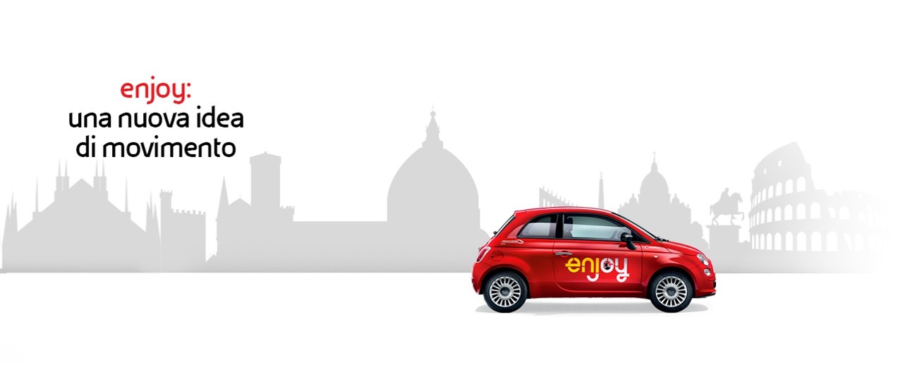 Enjoy, car sharing tra record e tweet