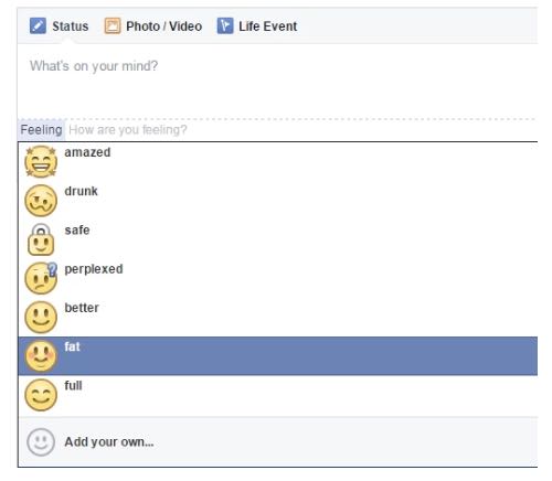 Emoticon su Facebook