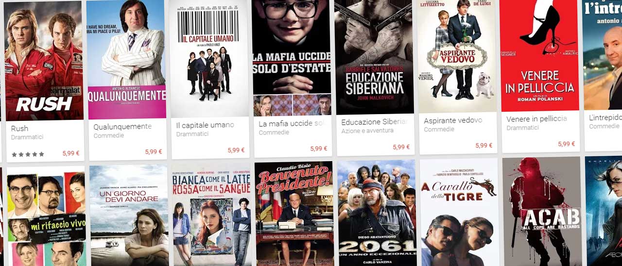 I film di RAI Cinema disponibili su Google Play