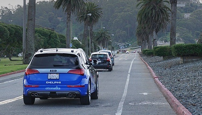 L'auto a guida autonoma attraversa gli USA