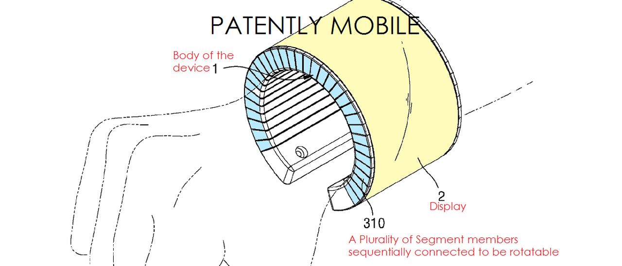 Samsung progetta uno smartphone da polso?