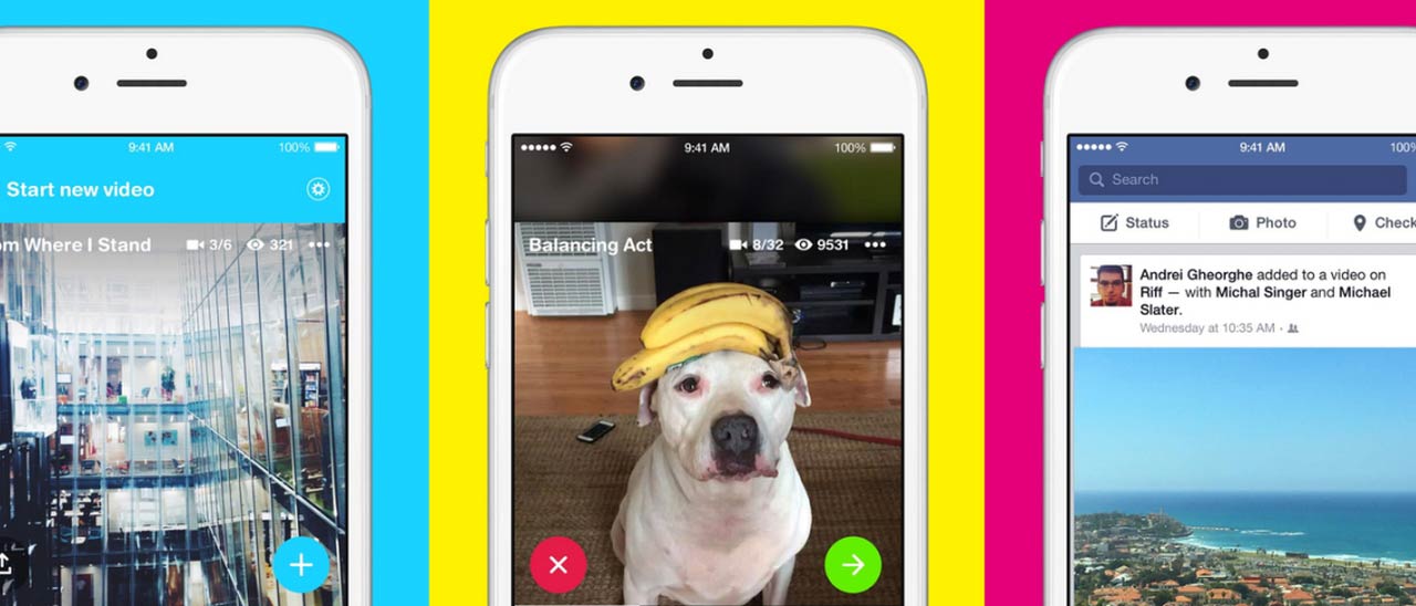 Facebook Riff, video virali su iOS e Android