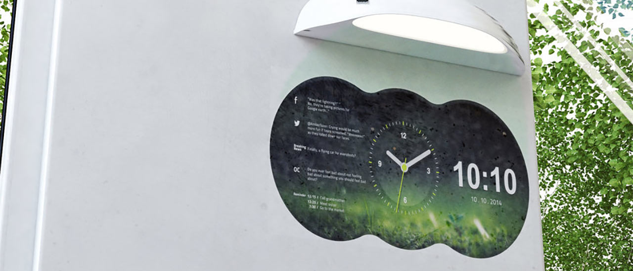 Coolest Clock: l'orologio da parete hi-tech