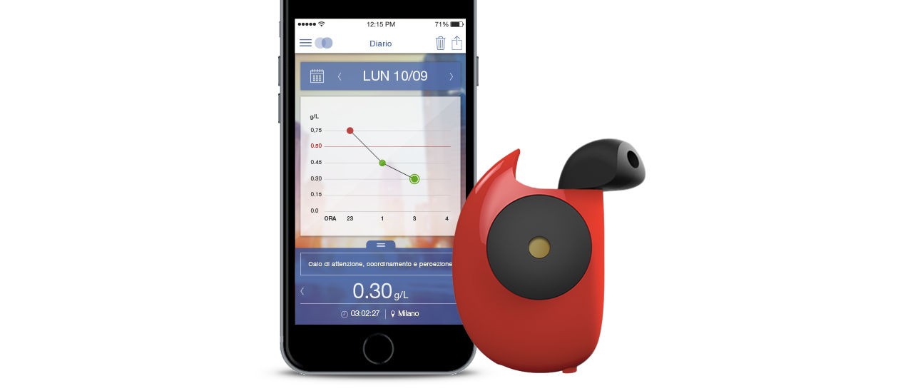 Vodafone lancia Floome, etilometro per smartphone 