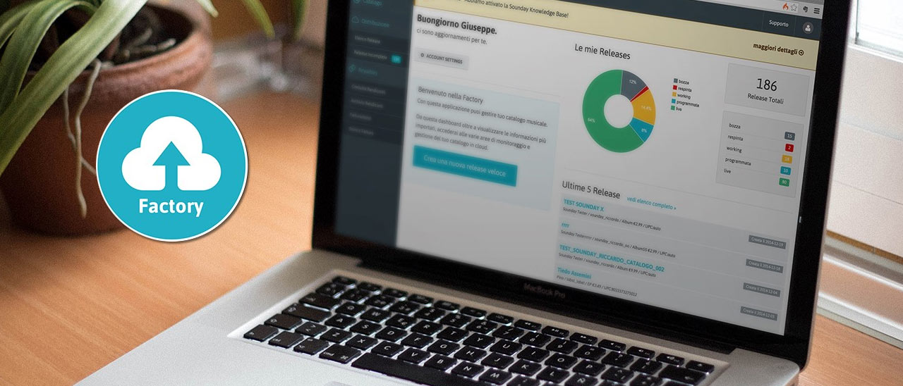 Factory, piattaforma per etichette discografiche