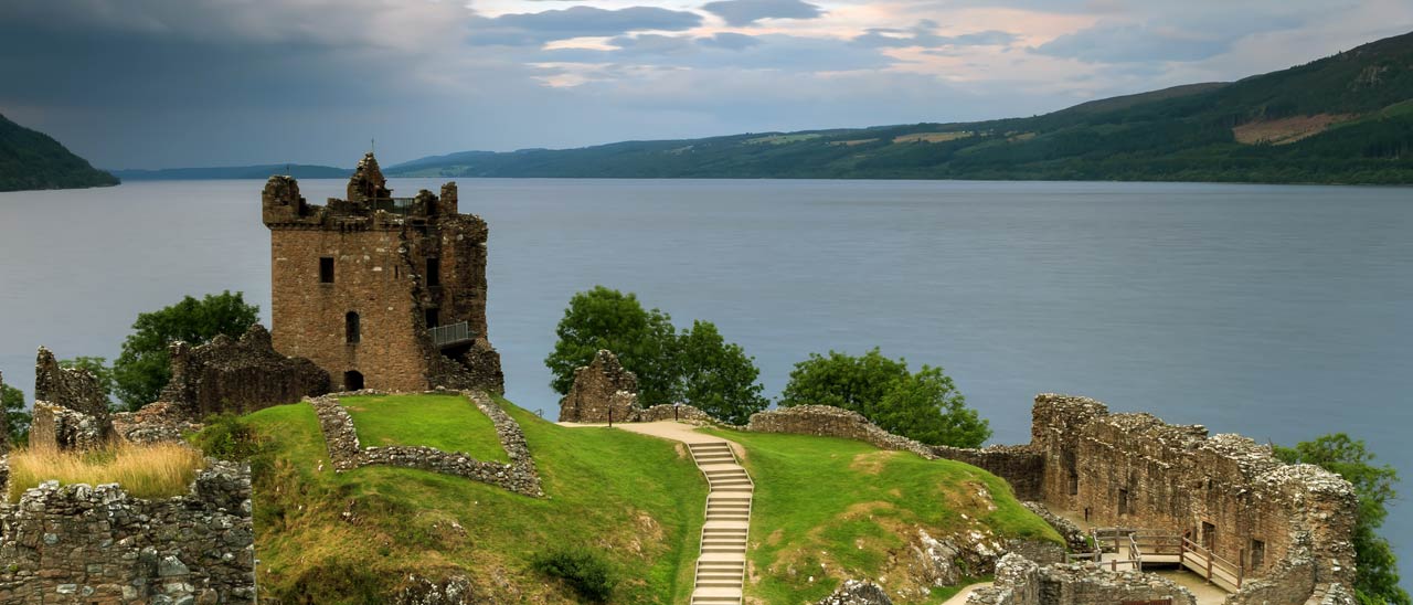 Il lago di Loch Ness su Street View
